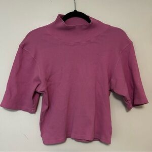 Big Bud Press Essential Turtleneck 1/2 Sleeve - Pink